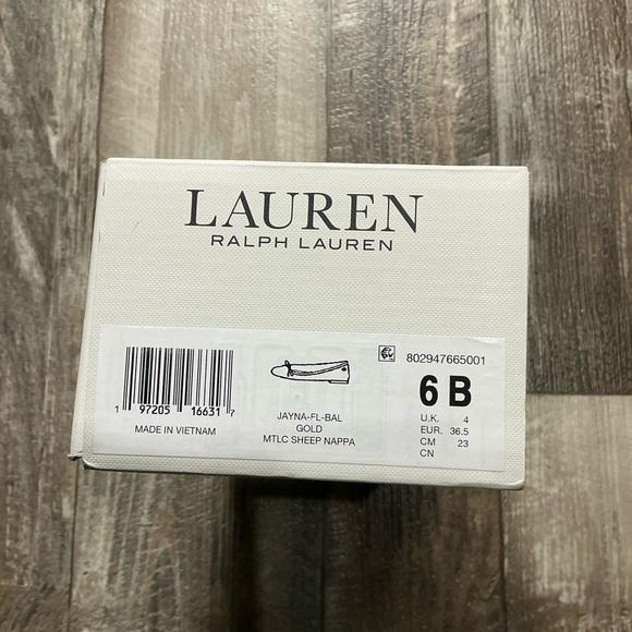 Ralph Lauren Metallic Brown Ballet Flats Size 6B - Picture 11 of 16